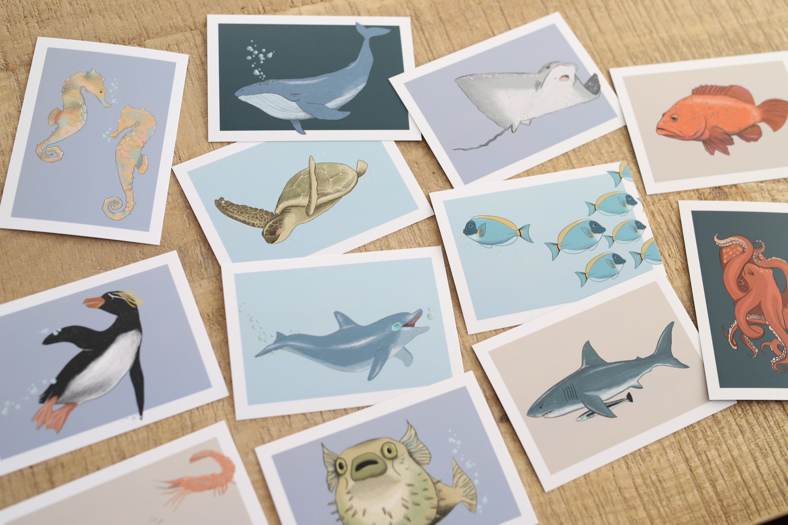 Tierkarten zum Thema Gefühle – Set 1